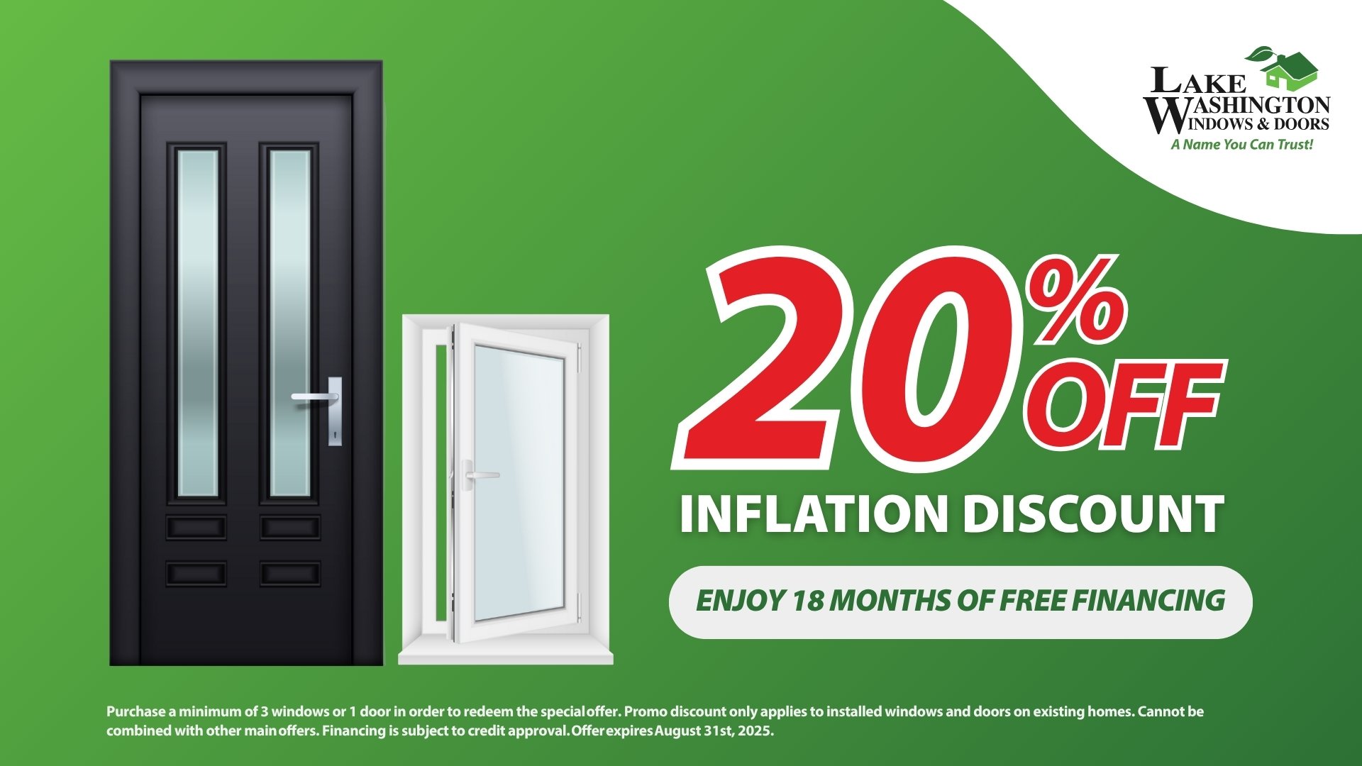 20 OFF Inflation Discount