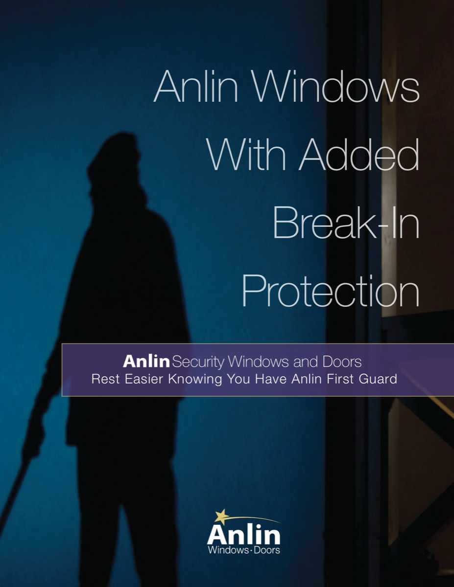 Anlin First Guard Security Windows brochure cover