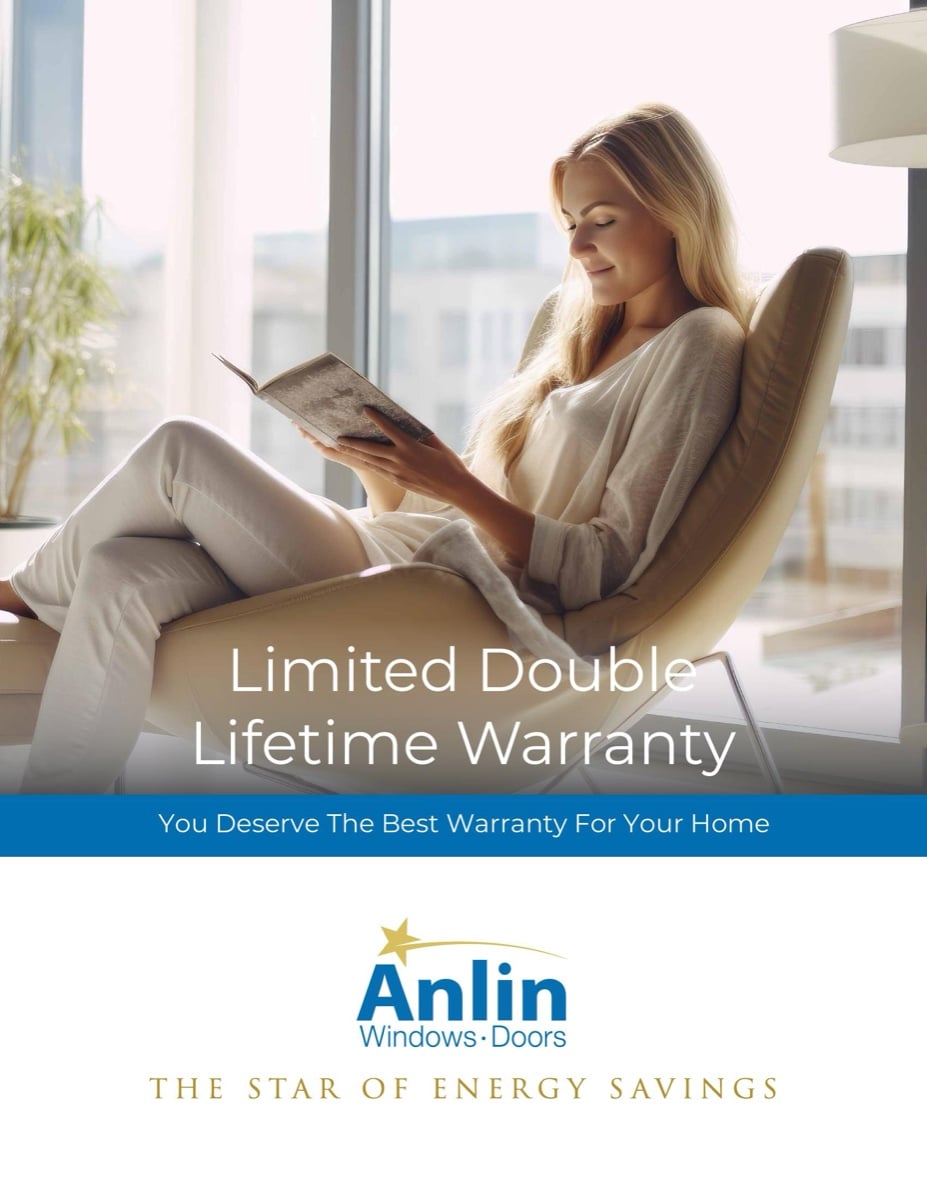 Anlin Limited Double Lifetime Warranty brochure cover