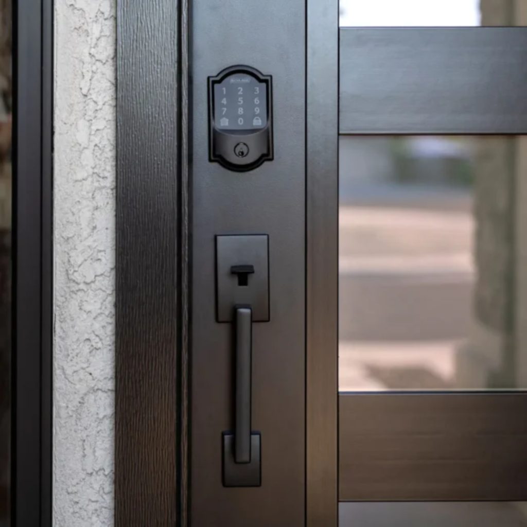 Black Schlage Century Camelot Encode Plus Deadbolt.jpg 652x652 1