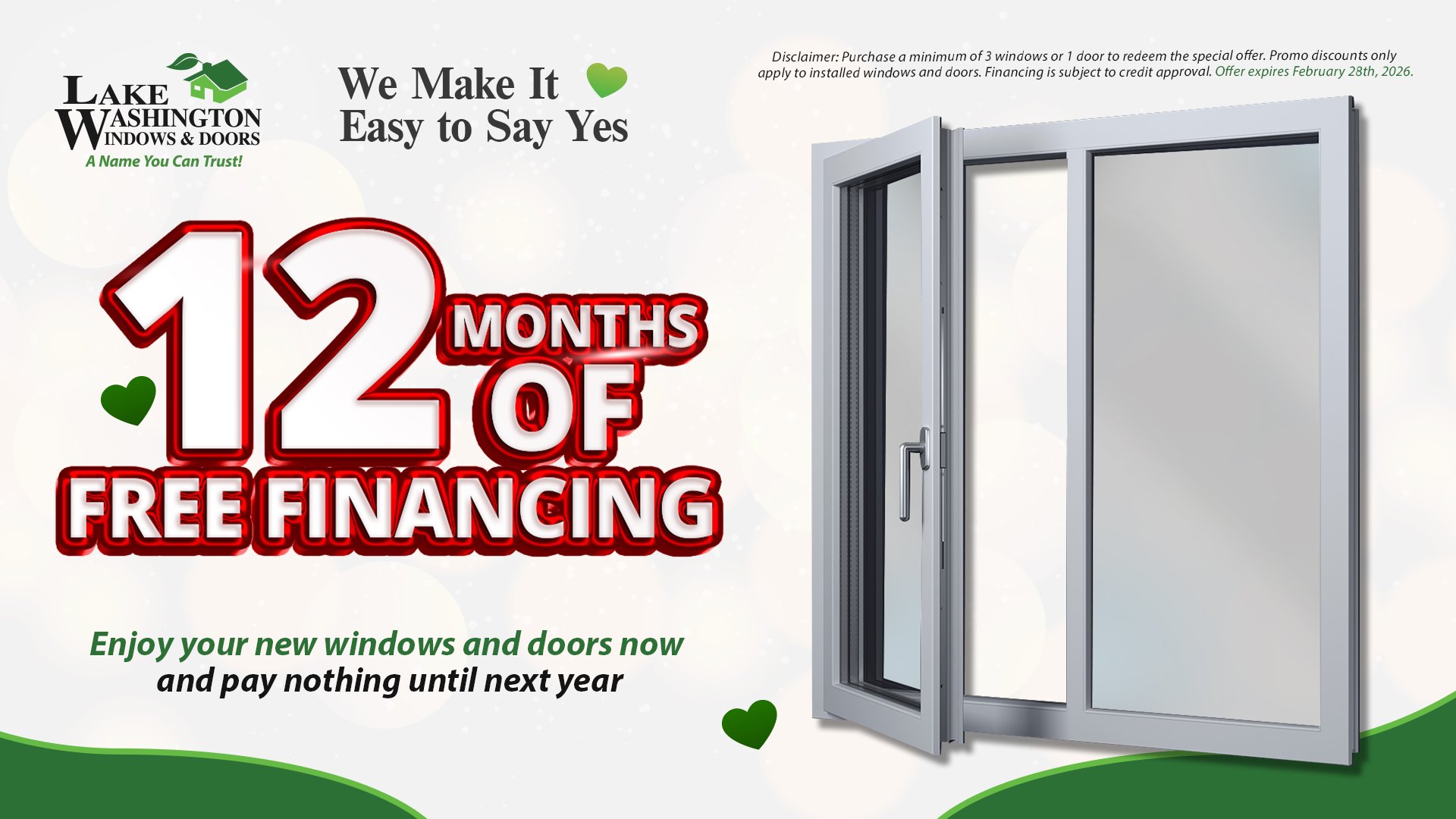 Window Replacement Deals 2 Financing Plan FEB 26