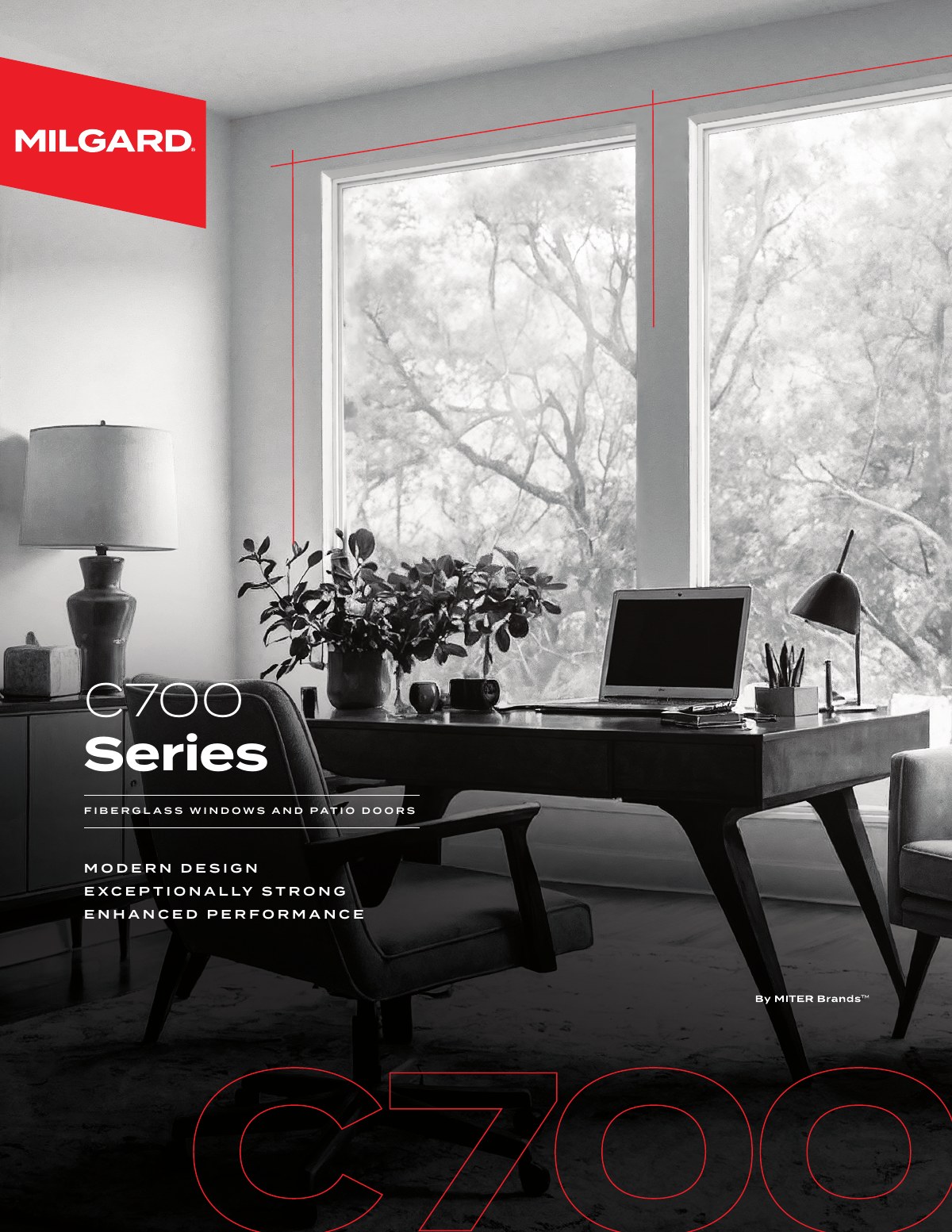 Milgard C700 Series — Fiberglass Windows & Patio Doors brochure cover