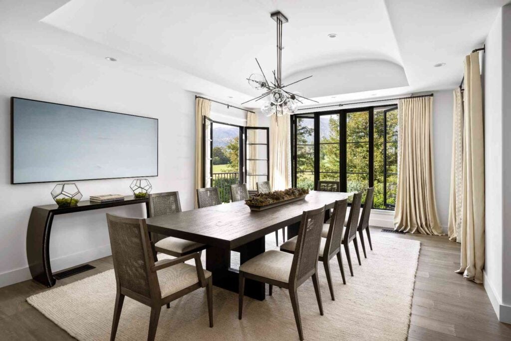 casement dining room windows