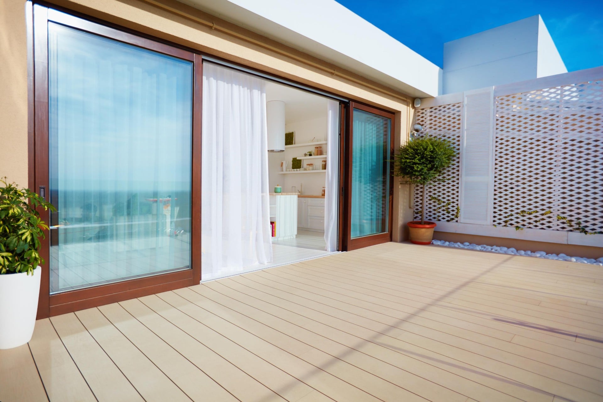 contemporary sliding glass doors