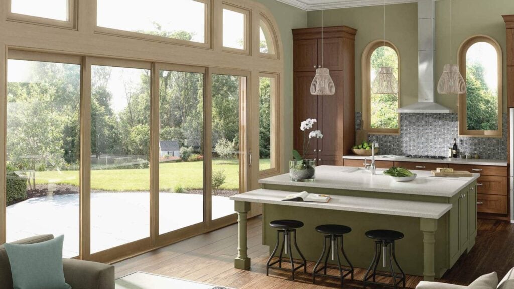 milgard stacking kitchen windows