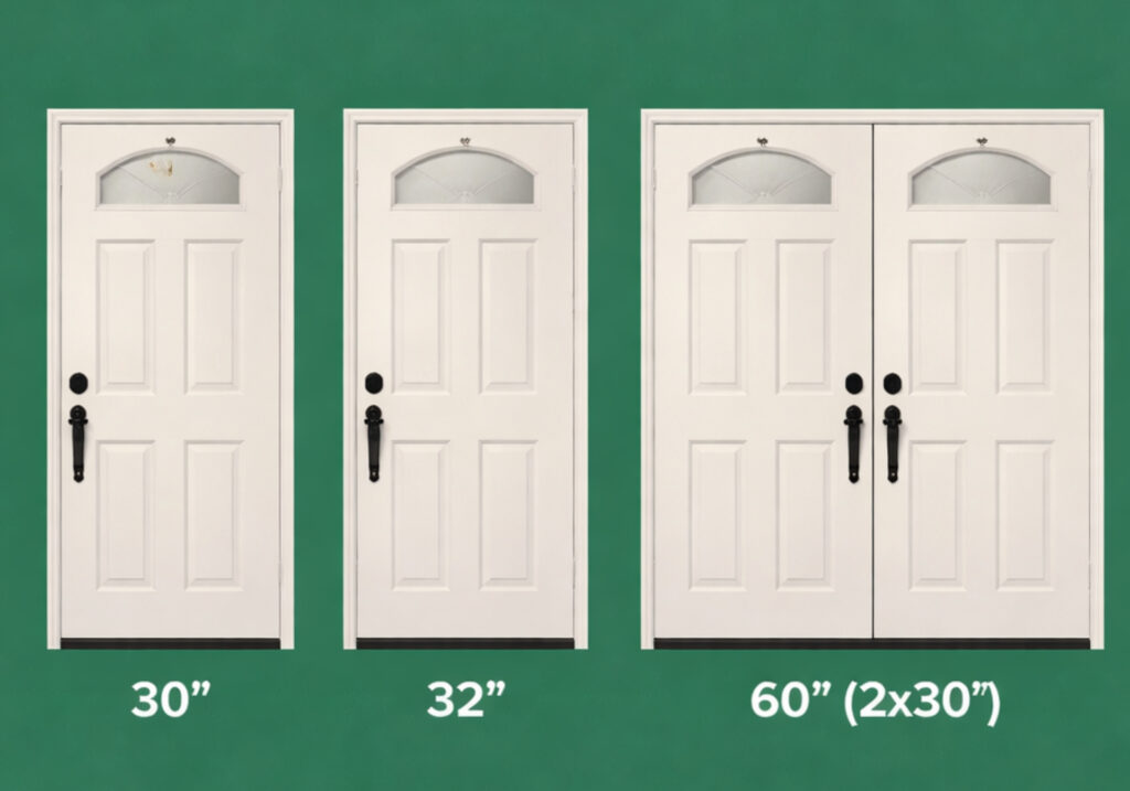 The Homeowner's Complete Guide to Standard Door Width and Height 1 standard door size door type