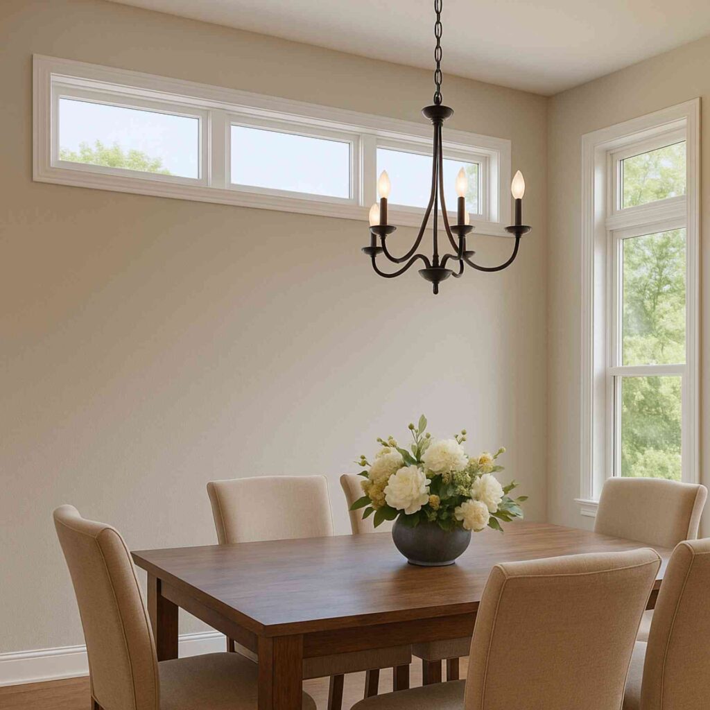 transom dining room windows